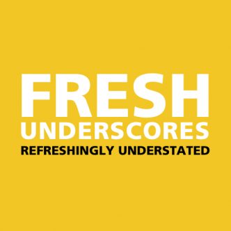 Fresh Underscores Back Cover